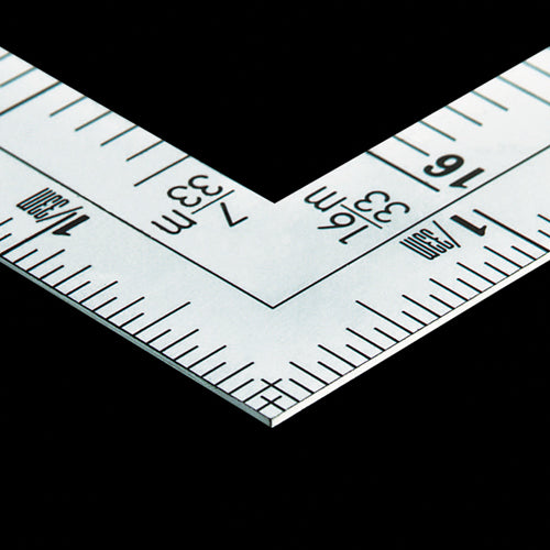 Shinwa Curved Ruler Wide Pita Ruler 6 Front and Back Scale Equivalent Scale 10600 1 Piece