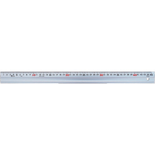Shinwa Aluminum Ruler "Super Alusuke" 450mm 65363 1 piece