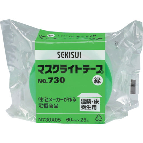 Sekisui Mask Light Tape #730 60X25 Green N730X05 1 roll