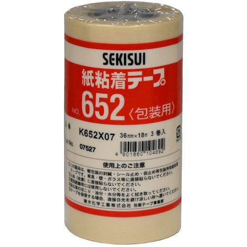 세키스이 종이 접착 테이프 #652 36X18 K652X07 1권