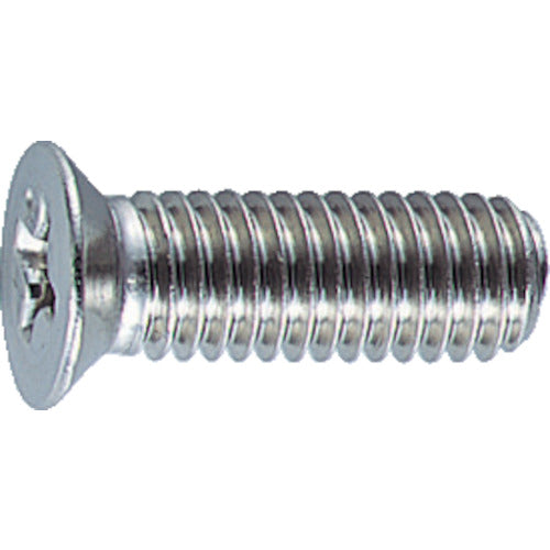 TRUSCO Countersunk Head Sash Screw Stainless Steel Full Thread M5 x 10 110 Pieces B65-0510 1 PK