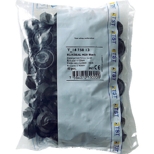 ＳＵＧＡＴＳＵＮＥ　（２１００３９６２０）　Ｔ−１４７５８１３−Ｐ５０　防水・防塵グロメット　ブラック　T-1475813-P50　1 箱