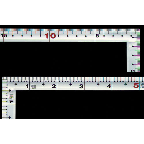 Shinwa 30cm gold scale with 1 shaku scale on the back 10511 1 piece