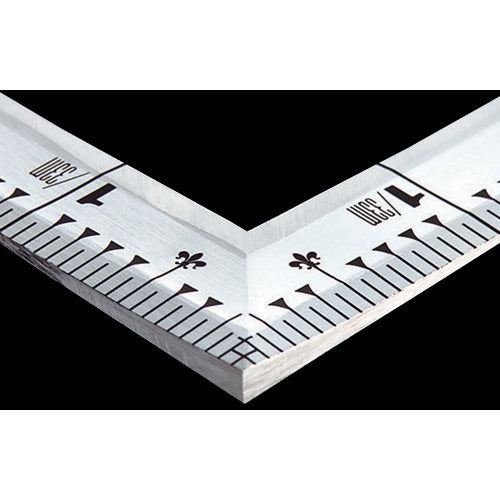 Shinwa Curved Ruler "Tsurukame" 10555 1 piece with 50cm scale on back and 50cm scale on back