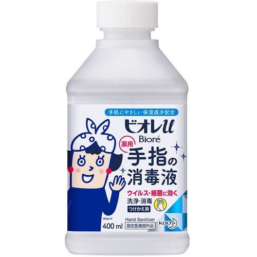 Ｋａｏ　ビオレｕ　手指の消毒スプレー　スキットガード　付替　４００ｍｌ　251831　1 個