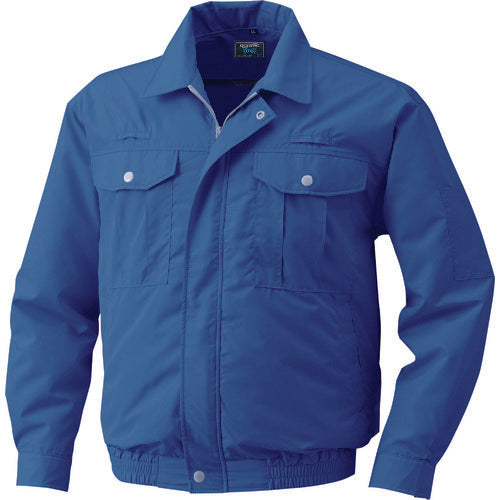 空調服　ポリエステル製フルハーネス仕様空調服［［Ｒ上］］　ウエアのみ　ダークブルー　５Ｌ　KU9054F-C14-S7　1 着