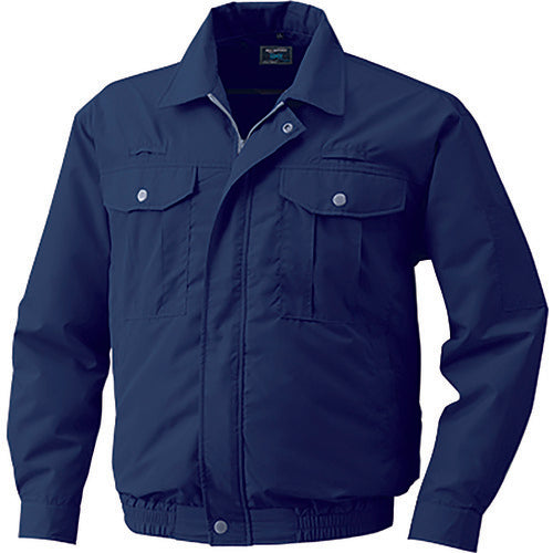 空調服　ポリエステル製フルハーネス仕様空調服［［Ｒ上］］　ウエアのみ　ダークブルー　３Ｌ　KU9054F-C14-S5　1 着