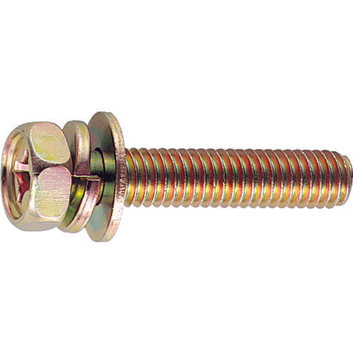 TRUSCO 십자구멍부착 어셋 세트 P=3 크로메이트 M5×8 80개입