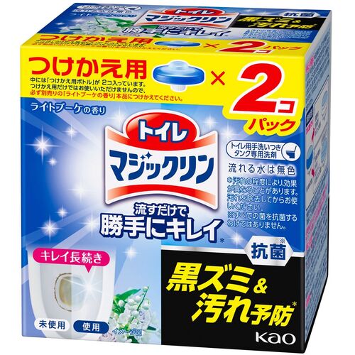 Ｋａｏ　トイレマジックリン　流すだけで勝手にキレイ　ライトブーケ　詰替用　２個入　233394　1 PK