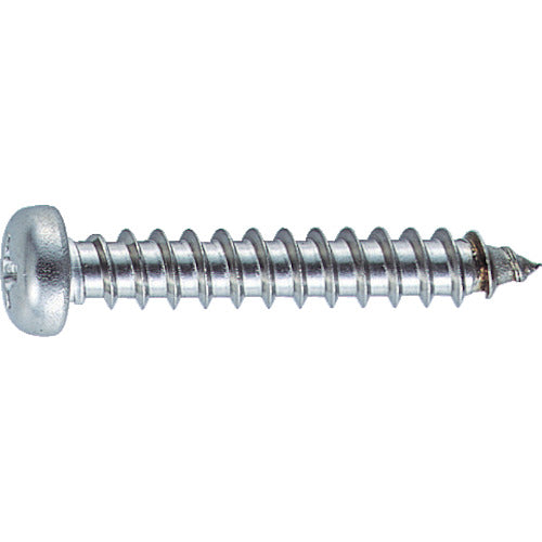 TRUSCO Pan Head Tapping Screw Type 1A Stainless Steel M5 x 10 60 Pieces B09-0510 1 PK