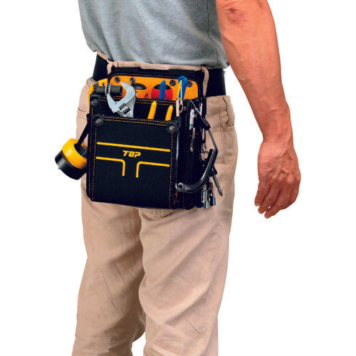 TOP Electrician's Waist Bag, 2-tier Type (Medium) TPD-201M 1 pc