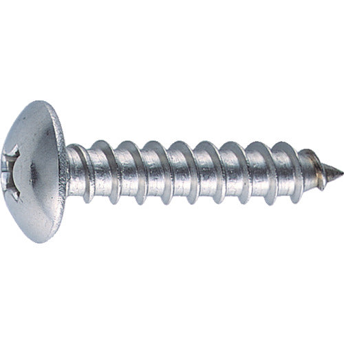 TRUSCO Truss Head Tapping Screw Type 1A Stainless Steel M4 x 12 70 Pieces B43-0412 1 PK