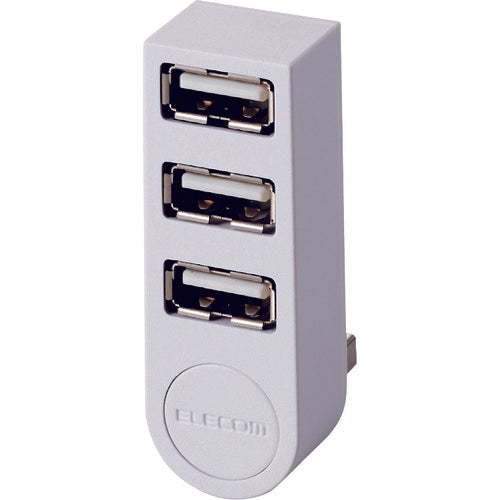 エレコム　機能主義ＵＳＢハブ　直挿し３ポート　U2H-TZ325BWH　1 個