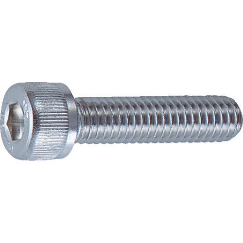 ＴＲＵＳＣＯ　六角穴付ボルト　ステンレス　全ネジ　Ｍ３×８　５５本入　／キャップボルト（ＣＡＰ）　B44-0308　1 PK