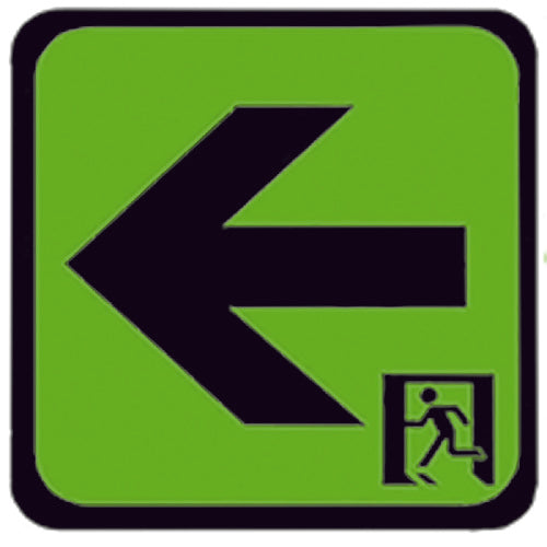 Nitto Elmate Luminous Road Marking Non-Slip Sheet (High Durability) Arrow L5 300mm x 300mm TRHN300L5 1 sheet