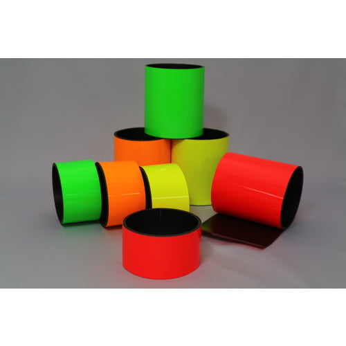 Nitto Elmate Fluorescent Magnetic Sheet 50mm x 1m Lemon Yellow KMG-50LY 1 Roll