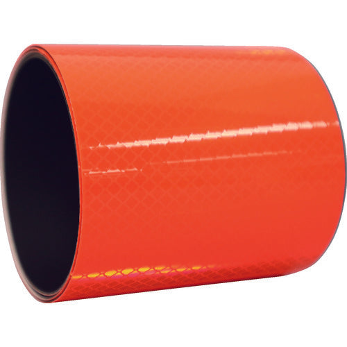 Nitto Elmate Prism Reflective Magnet Sheet 100mm x 1m Fluorescent Orange PHMG-100OR 1 Roll