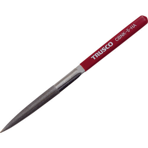 TRUSCO CBN File for Metalworking, Set of 5, Semi-round, CBNK-5-HA, 1 piece