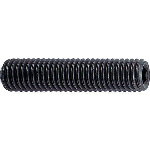 TRUSCO Hexagonal Socket Set Screw, Recessed Tip, Black Dye, M4 x 12, 69 Pieces, B31-0412, 1 PK