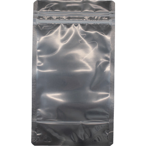 SEINICHI Zippered Plastic Bags Lamizip [R below] One-sided transparent barrier type (stand type) Height 200 x width 140 mm Gusset width 41 mm VCZ-14 1 bag