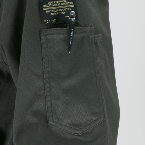 카지 메이크업 T / C 스트레치 연결 네이비 M 6776-55-M 1 착용