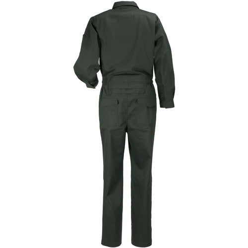 Kajimake T/C stretch jumpsuit D olive M 6776-58-M 1 piece
