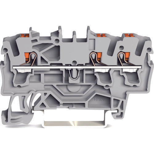 WAGO Push Button Operation Type Spring Type Junction Terminal Block 2202 Series 3-Wire Type 2202-1301-PK 1 Piece