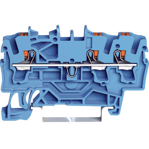 WAGO Push Button Operation Type Spring Type Junction Terminal Block 2202 Series 3-Wire Type 2202-1304-PK 1 Piece