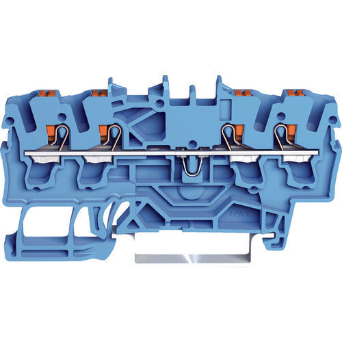 WAGO Push Button Operation Type Spring Type Junction Terminal Block 2202 Series 4-Wire Type 2202-1404-PK 1 Piece