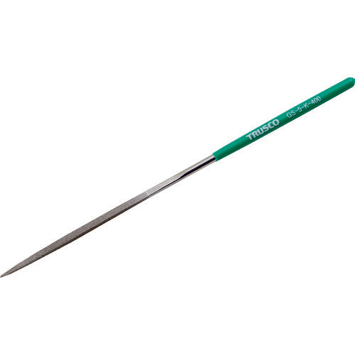 TRUSCO Diamond File, Precision #400, Square, 1 piece, Total length 140 mm (10 piece set) GS-10-K-400 1 piece