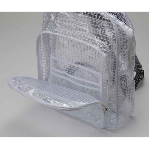 TRUSCO Engineer Clear Bag Backpack Type 420 x 300 x 100 TDEB100R 1 pc