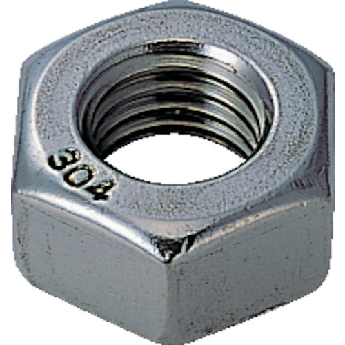 ＴＲＵＳＣＯ　六角ナット１種　ステンレス　サイズＷ３／８×１６山　１６個入　B25-0318　1 PK
