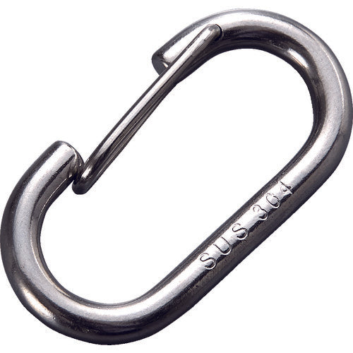 ＴＲＵＳＣＯ　Ｏ型フック　ステンレス製　２．５ｍｍ　（１個＝１袋）　TOF-2.5R　1 個