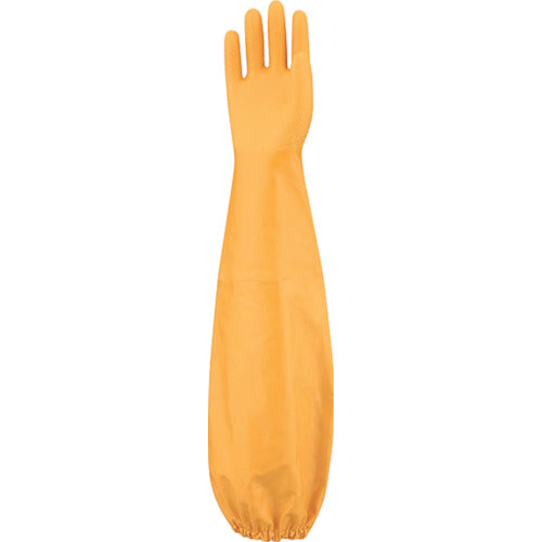 SHOWA Gloves with Arm Covers No. 774 Nitrove Type-R65 Yellow S Size NO774YE-S 1 Pair
