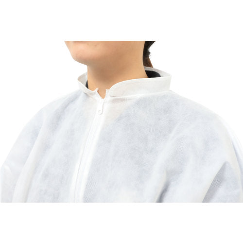Kawanishi non-woven coveralls, stand-up collar type, size 3L, 7024-3L, 1 unit