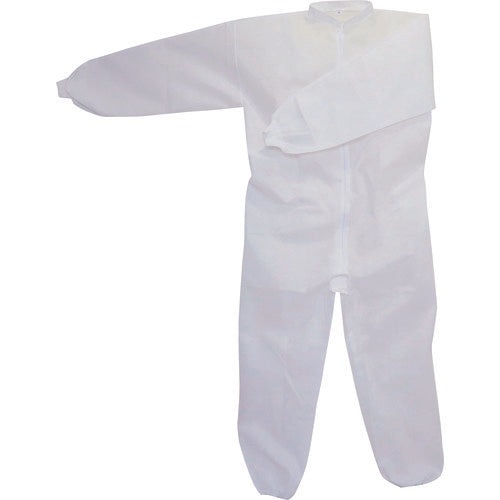 Kawanishi non-woven coveralls, stand-up collar type, LL size, 7024-LL, 1 unit