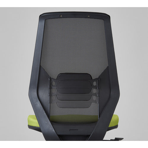 TRUSCO 메쉬 하이 백 의자 "VENTO" 팔꿈치 부착 블랙 MCH-A-BK 1 다리