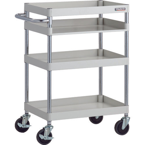 TRUSCCO 툴 왜건 피닉스 왜건 소음 600X400XH880 3방 선반판 첨부 화이트 PEW-963H1-W 1대