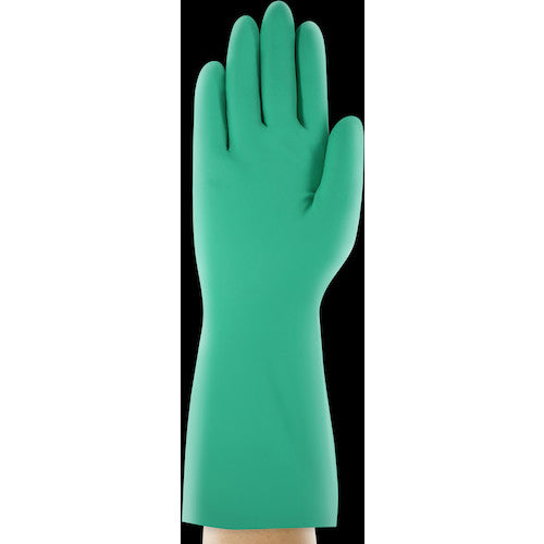 アンセル　耐油・耐薬品ニトリル手袋　アルファテック　ソルベックス　３７−８７３　中厚手　Ｍ　37-873-8　1 双