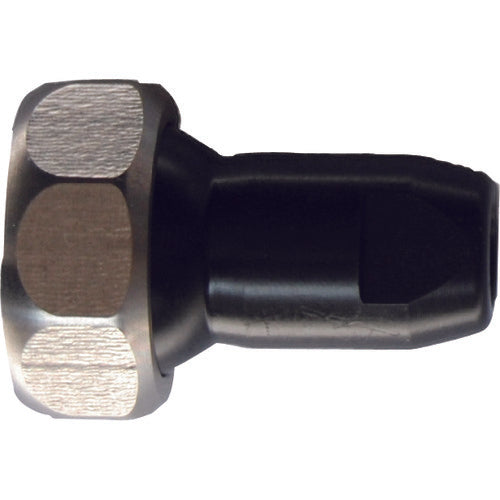 Hiltline Resin round nozzle for stainless steel coolant hose (1/4 hose system) Φ5.0 x 1 hole (with adjustment nut) KU-1DU-50 1 piece