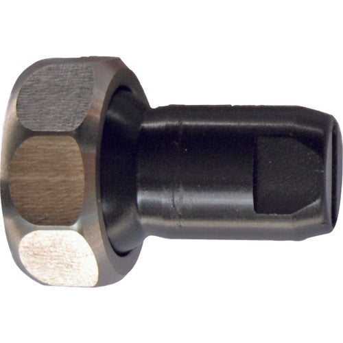 Hiltline Resin round nozzle for stainless steel coolant hose (1/4 hose system) Slit hole Width 7.0 x Thickness 2.0 x Number of holes 1 (with adjustment nut) KU-1DU-72 1 piece