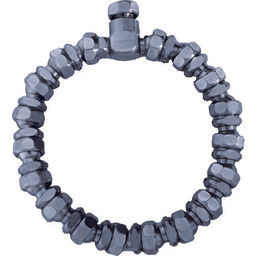 Hiltline Circle Shower Nozzle Set for Stainless Steel Coolant Hose (1/4 Hose System) 1GS-R 1 S