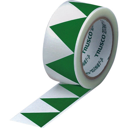TRUSCO [Sold out and discontinued] Jagged cloth tape 50mm x 25m white green GZC-5025WG 1 roll