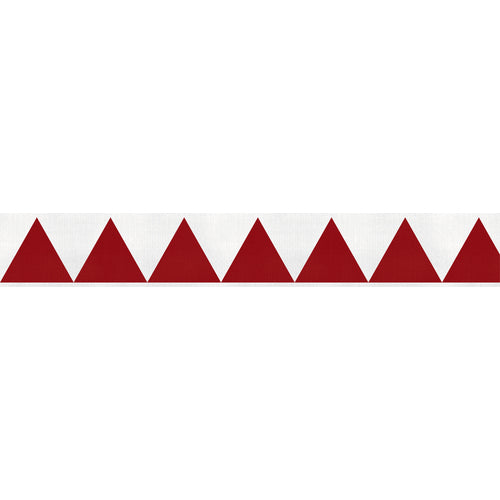 TRUSCO [Sold out and discontinued] Jagged cloth tape 50mm x 25m white red GZC-5025WR 1 roll