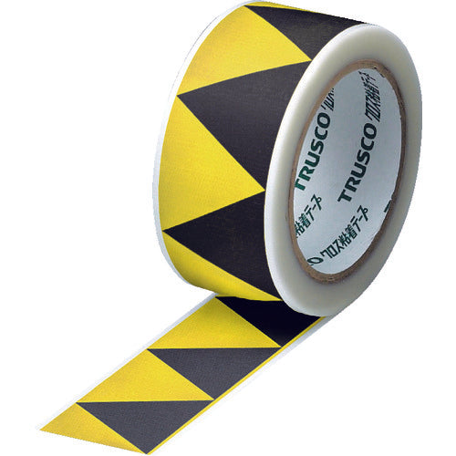 TRUSCO [Sold out and discontinued] Jagged cloth tape 50mm x 25m Yellow and black GZC-5025YB 1 roll