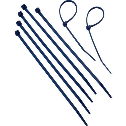 TRUSCO 금속 센서 감지 가능 케이블 타이 폭 4.6mm x 203mm 블루 TRCV-200MD 1 가방