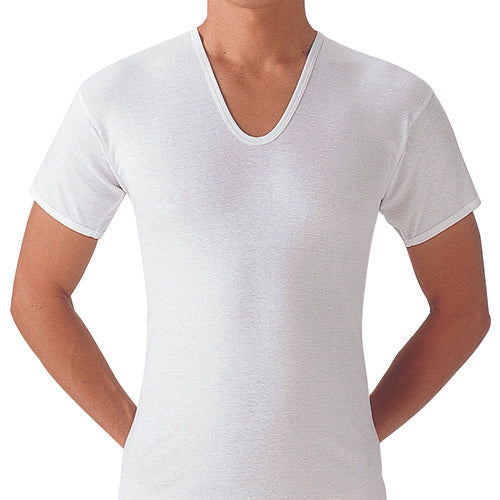 Gunze Soft Underwear Short Sleeve U-neck 2-Piece Set LL SV61162-LL 1 Pair