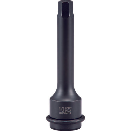 KTC 12.7 sq. Hexagonal Wrench for Impact Wrench, Diagonal Dimension 12 mm, Total Length 100 mm, BTP4M-12P, 1 pc