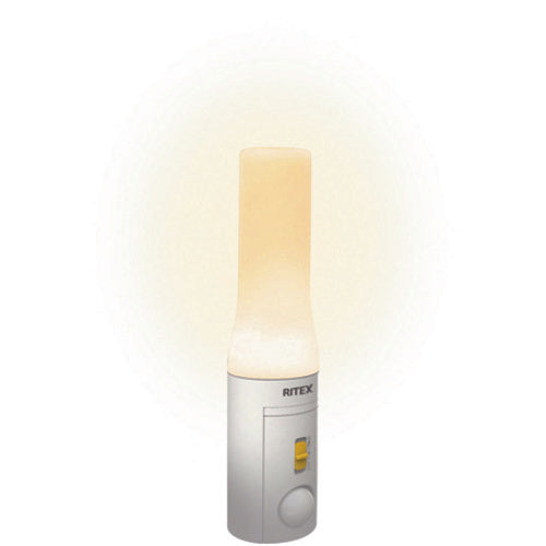 ＲＩＴＥＸ　室内用センサーライト　どこでもセンサーライト　おかえりプラス懐中電灯　使用電球０．５Ｗ　ASL-035　1 台