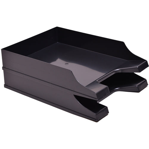 TRUSCO A4 Letter Tray W257XD350XH65 Black LTA4-BK 1 pc